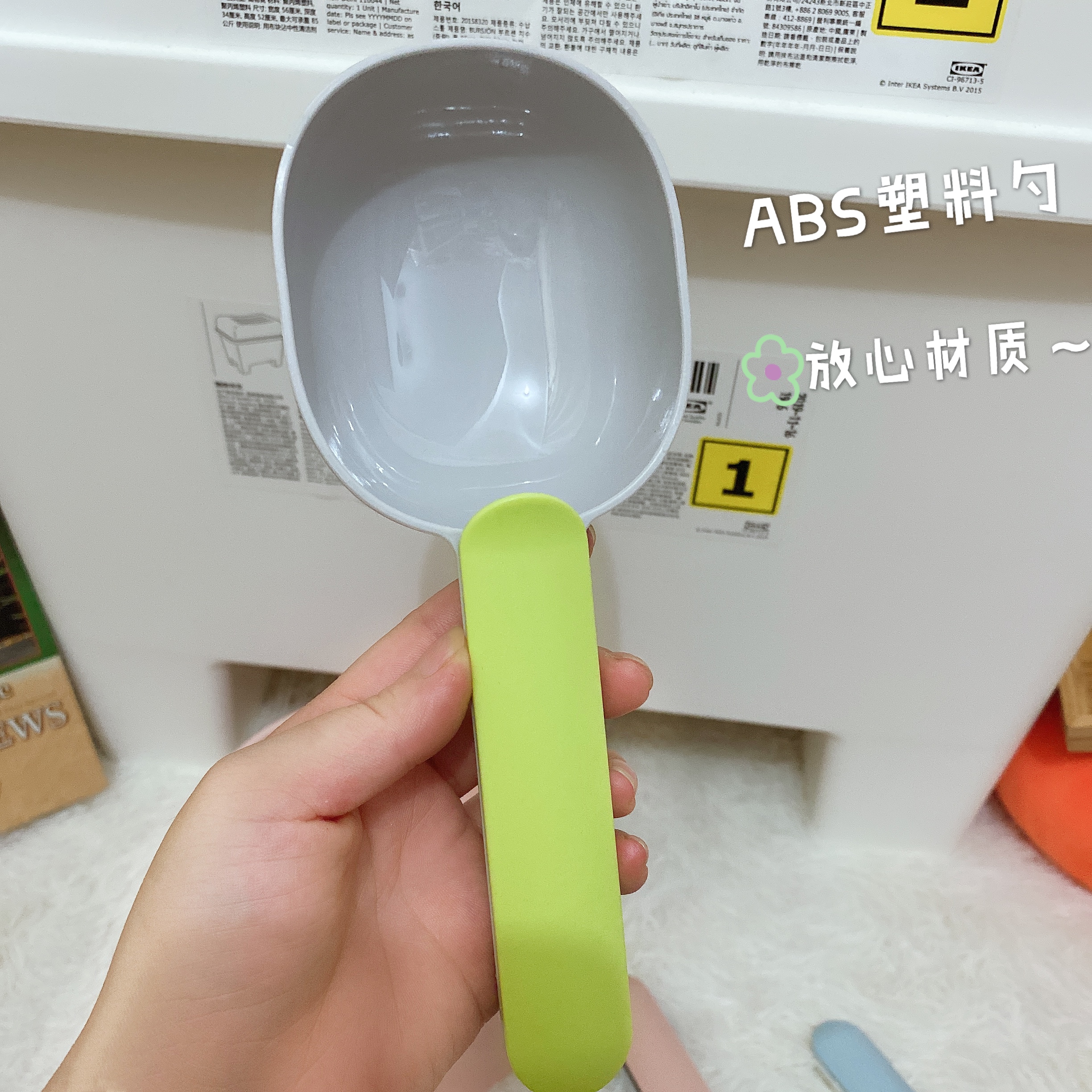 Pet multi-function dog food spoon rest assured material easy to clean beautiful and practical handle with clip