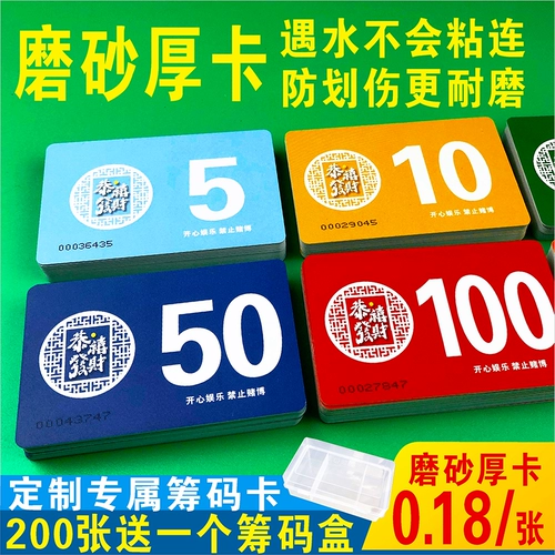 Матовые пластиковые двусторонние водонепроницаемые износостойкие развлекательные карточки, подходит для игры в карты и шахматы, увеличенная толщина