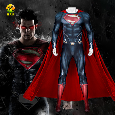 taobao agent 漫之秀 Superman Steel Body COS Server DC Movie Larger Tights A full set of C clothing can be fixed upset.