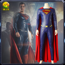 Marvel show DC Justice League Superman Clark cosplay full set of one-piece cloak shoes cos suit