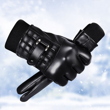 【天猫】男女款冬季全掌触屏加绒骑行手套