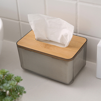 Nordic Minimalist Creative Paper Towels Box Home Drawing Room Cramps Paper Restaurant Dining Towels Paper Containing Boxes Ins Transparent