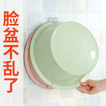 Washbasin storage rack toilet disposal suction cup discharge basin subwall hook tub glued hook hanging rack hanging basin rack