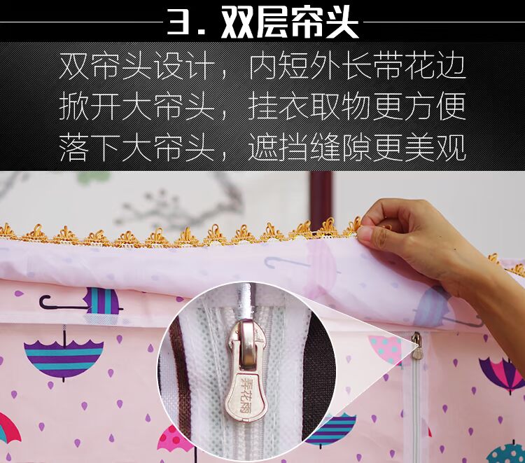 tủ quần áo công suất lớn vải bụi thép tủ quần áo củng cố gia Linen tủ kim loại tủ quần áo ngoài gỗ trẻ em đơn giản của - Buồng tủ cánh lùa