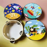 Деревянный бубен для детского сада, музыкальные инструменты, хваталка, барабан, для выступлений