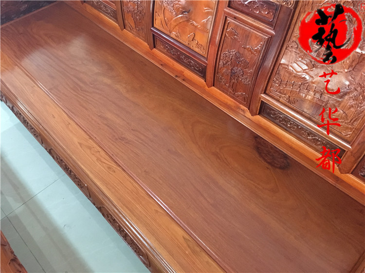 Đồ nội thất gỗ gụ Burma huanghuali sofa đầu sư tử 12 bộ bộ cổ bằng gỗ rắn sofa cắt gỗ Hedgekey gỗ hồng sắc - Bộ đồ nội thất ghế sofa đẹp hiện đại giá rẻ