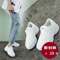 Giày thể thao nữ mùa thu đông 2018 mới thoáng khí phiên bản Hàn Quốc hoang dã tăng giày đế bằng giày sneaker nam
