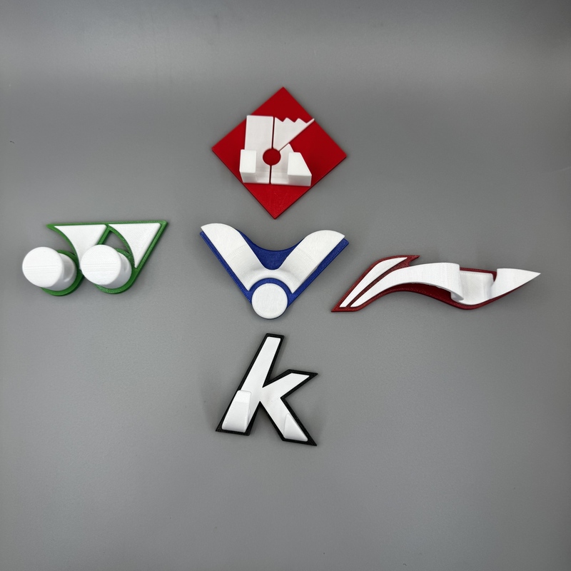 3D Printed No-Drill Hook Badminton Racket Hook Victory Hook Badminton Racket Wall Hook Victory Logo Hook 3D Printed No-Drill Hook Badminton Racket Hook Victory Hook Badminton Racket Wall Hook Victory Logo Hook