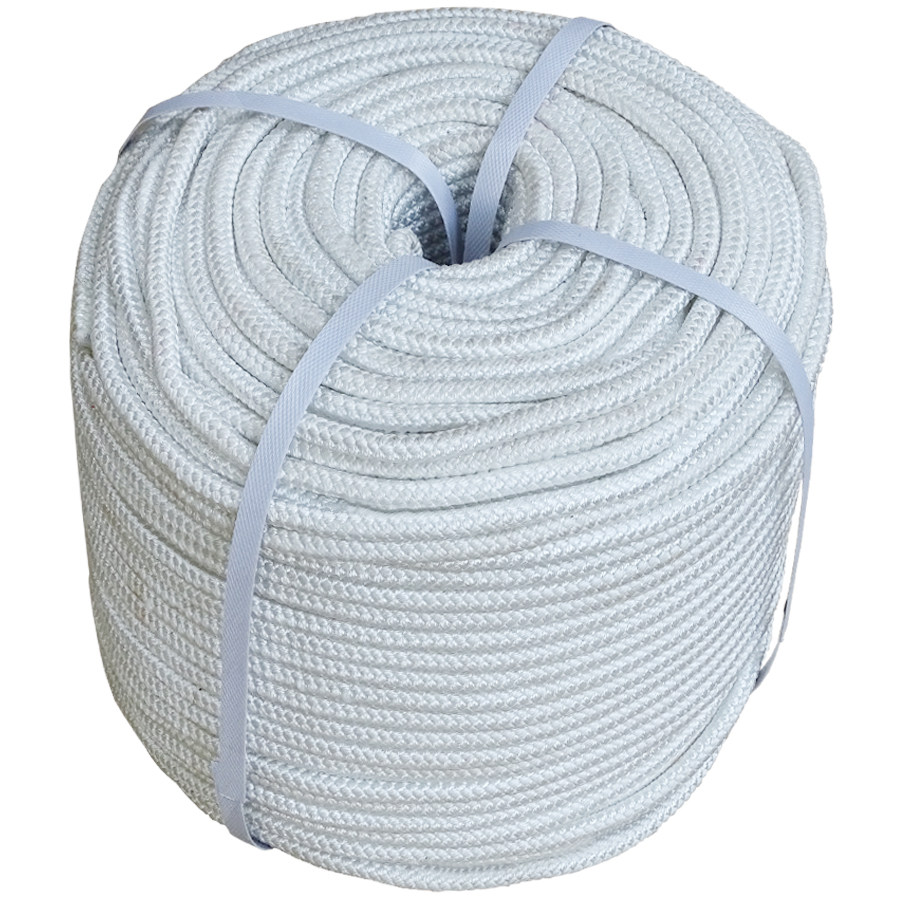 4-26mm high - altitude operation exterior wall cleaning safety rope with high - strength nylon rope tied to longitude and weft knit rope