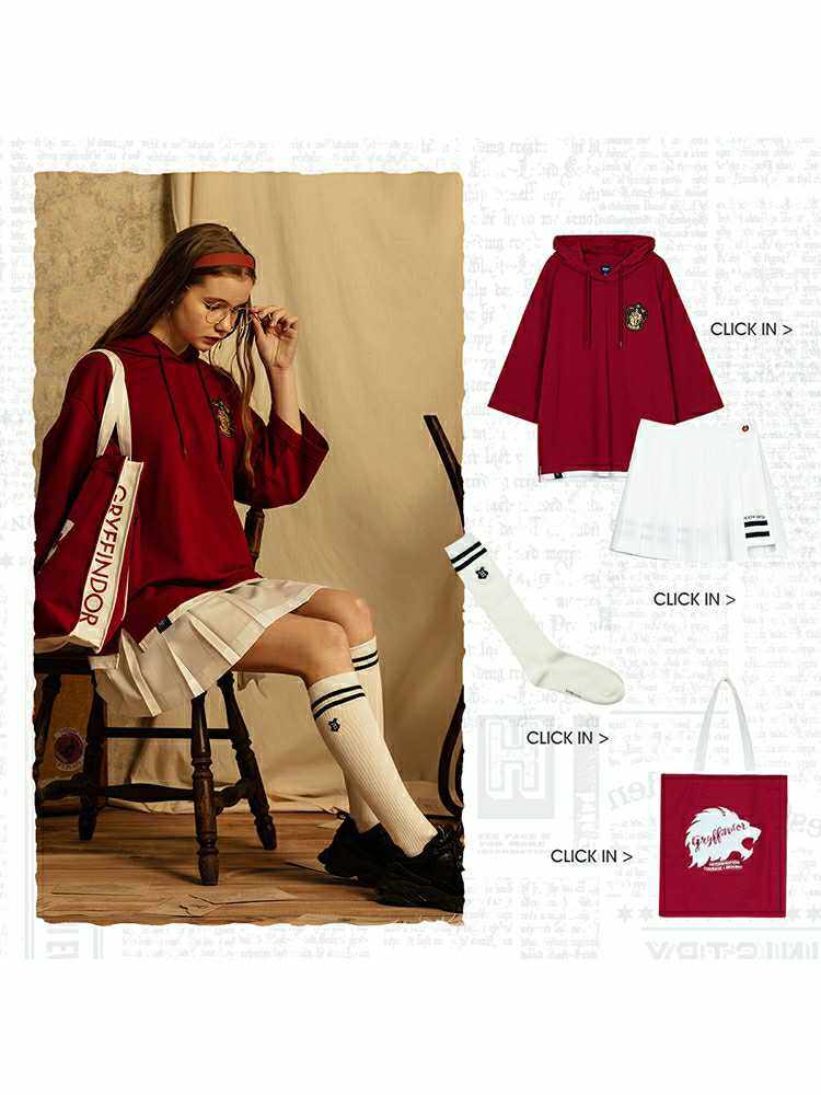 SPAO Harry Potter Co-branded Men's and Women's Hooded Sweatshirt T-shirt Summer 2020 New SPMHA25D11