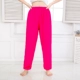 Quần bó nữ màu sắc mùa hè nam chống muỗi quần người lớn Tai Chi quần người lớn lỏng rộng chân đóng vải cotton mỏng pyjama - Quần tây quần tây nam