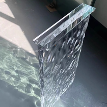 Customized transparent table corner bracket acrylic table leg acrylic table foot support leg support foot table tripod processing