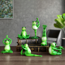 Nordic modern frog ornaments creative gifts furnishings living room porch TV cabinet cute animal gifts decorations