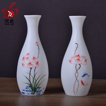 Ceramics for Buddha vases Buddha hall living room flower arrangement water purification bottle decoration Buddha ornaments home Guanyin bottle ceremonial Buddha supplies