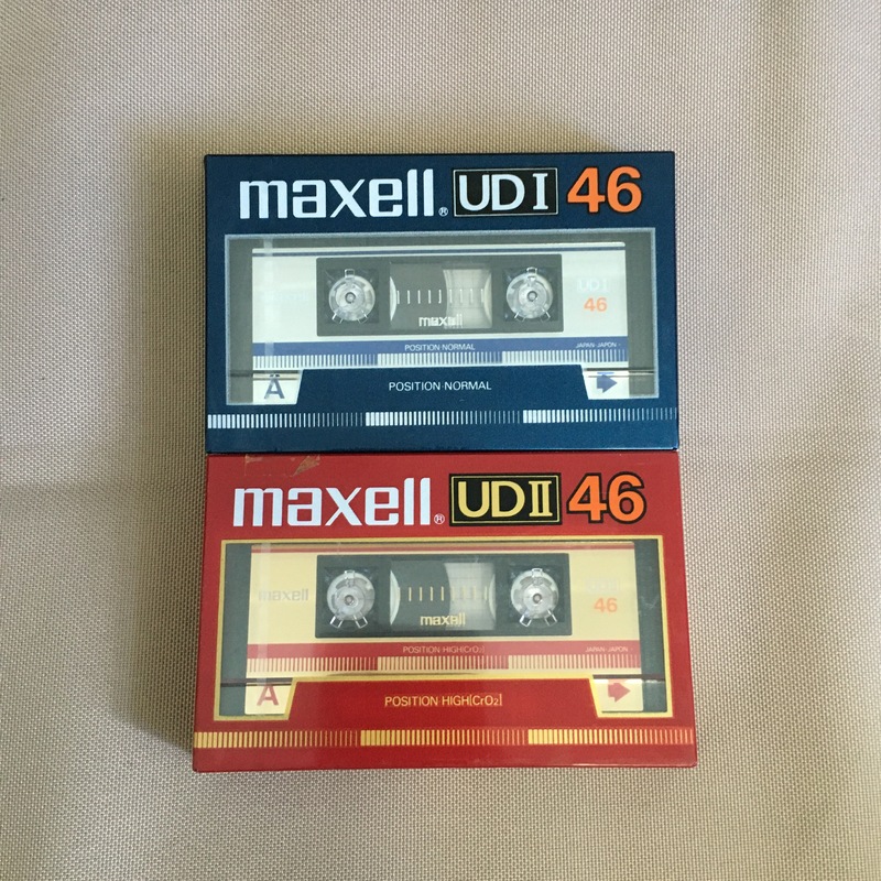 [Category 2] Maxell Udii Wansheng Category 2 Blank Tape, Brand New Tape for Recording, Japanese High-End