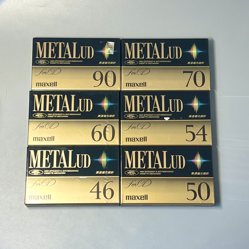 [Category 4] Maxell Ud Metal Category 4 Blank Tape, Brand New and Unopened from Japan, Audio Cassette