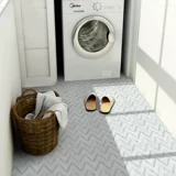 Натуральная камня мозаика рыбная кость борьба мраморная белая плитка для ванной