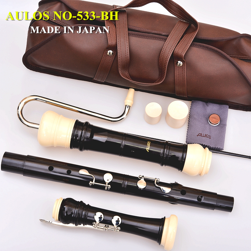 Philharmonie's AULOS bass imported straight flute 8 holes professional orchestra playing 533BH Inform Baroque style