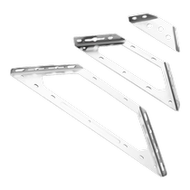 Triangular fixed angle code stainless steel 90 degree right angle thickened bed table and chair ladder bracket three-sided support angle iron device