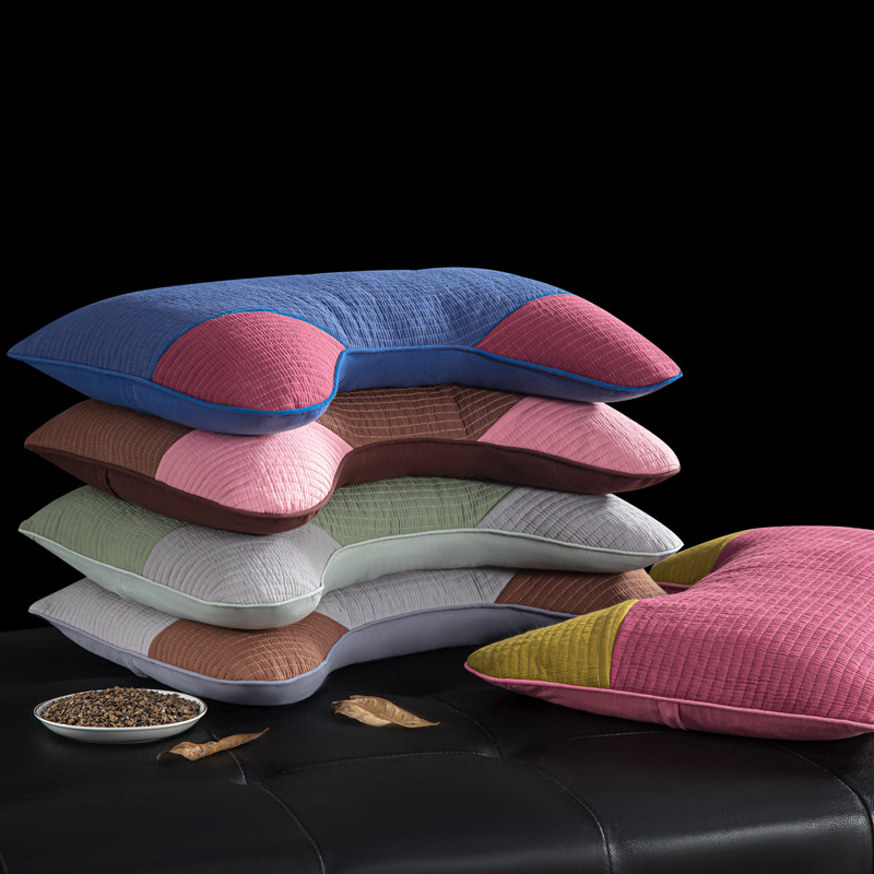 South Korean butterfly full buckwheat shell neck pillow sleeping special cervical spine falling pillow for sleeping hard and cute for home