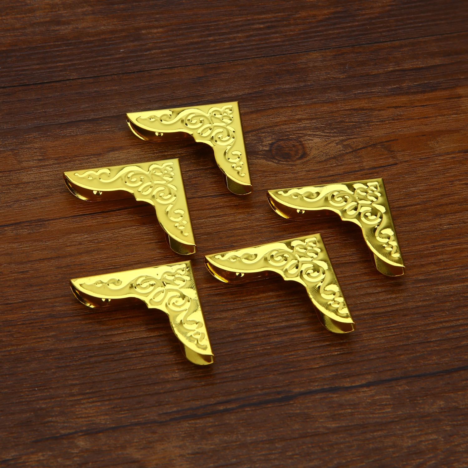 Metal Notebook Wrap Corner Guard Corner Retro Patterned Book Corner DIY phase book corner guard Anti-collision angle day note Ben pressure angle