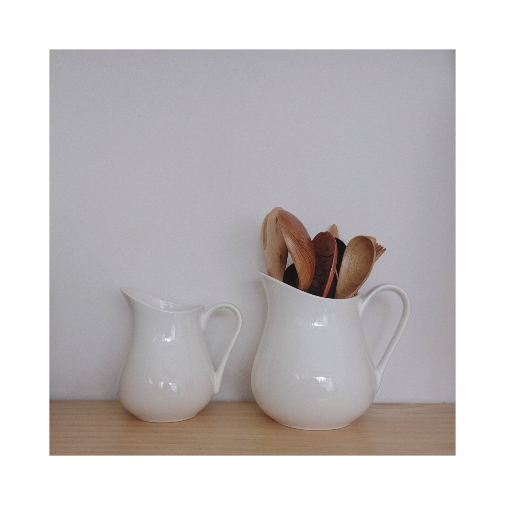 Su Ri Chunhe Country White Porcelain Series Milk Pot French Vintage Ceramic Cold Kettle Tableware Storage Pot Vase