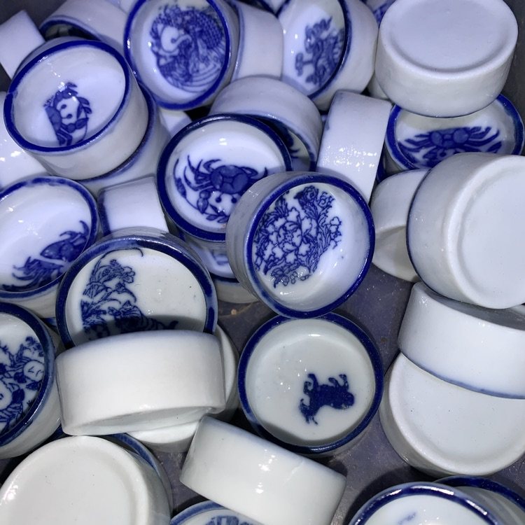 The feeding disc of the food is