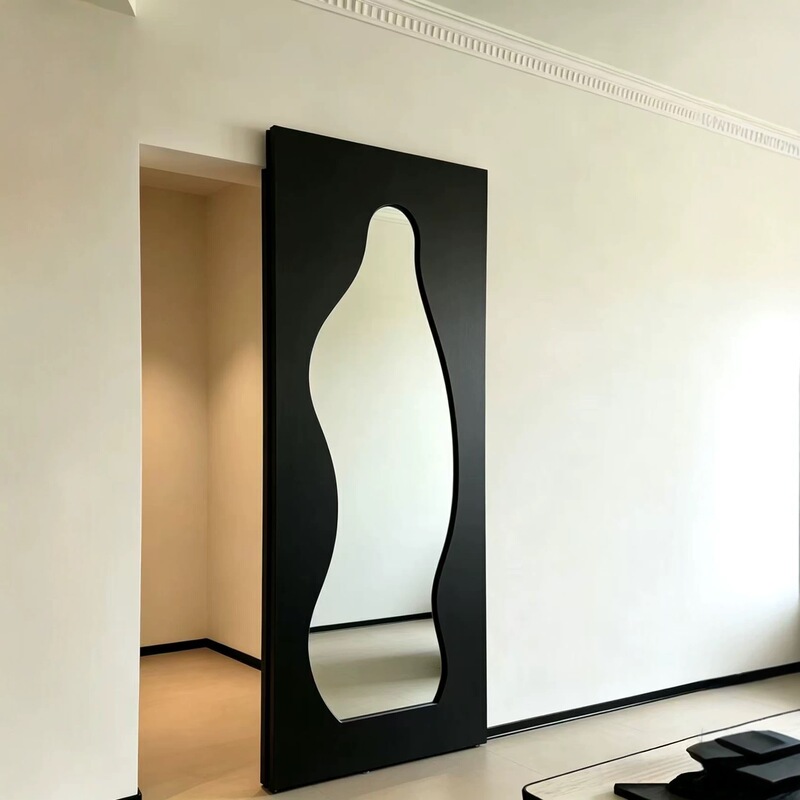 Black Minimalist Vintage Perforated Mirror Ghost Door Perforated Glass Bathroom Sliding Door Kitchen Walk-In Closet Sliding Door Black Minimalist Vintage Perforated Mirror Ghost Door Perforated Glass Bathroom Sliding Door Kitchen Walk-In Closet Sliding Door