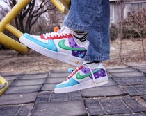 2021 New CLCustom sneakers custom AF1 color April Fools Day theme DIY hand painted painting service