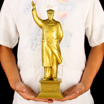 Chairman Maos bronze statue copper waving Mao Zedongs standing statue like a great mans sculpture like a fortune living room office