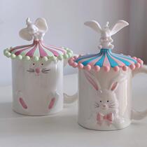 Dream field good products] new circus small flying elephant silicone cup lid food grade Japanese original packaging