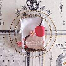 Mengtian Liangpinh] Western-style creative gold-rimmed ball glass plate fruit dish dessert plate wedding pose