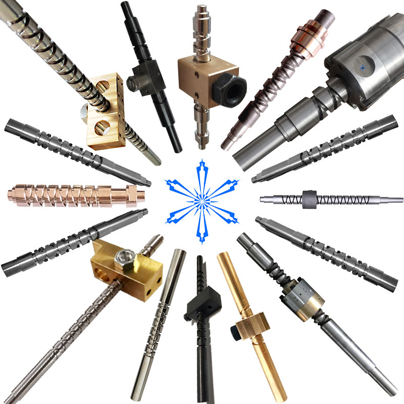 Reciprocating screw back and forth shaft stainless steel high-speed automatic eight-character shaft screw cross-axis reciprocating screw diameter 10