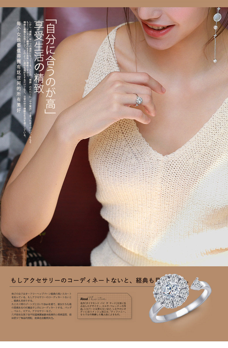 Bague Femme M BOX    en Alliage Zircon artificiel - Ref 3088047 Image 7