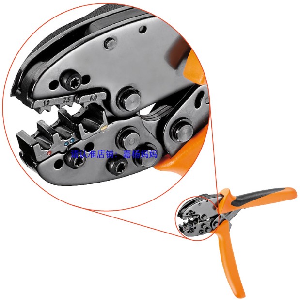 CTI 6 Weidmüller crimping tool preinsulated end head crimping pliers 9006120000
