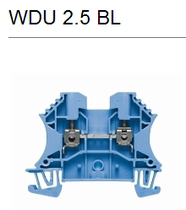 WDU 2 5 BL Weidmüller Original terminal block Blue Terminal 1020080000