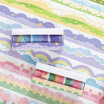 Landscapers View Profiled and Paper Adhesive Tape Kit Hand Ledger Plate of Decorative Stickers Lace handbills Lace Tent for the whole roll of rubber roll