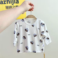 Коричневая футболка, с медвежатами