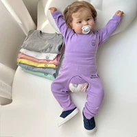 Сиреневый детский хлопковый комплект