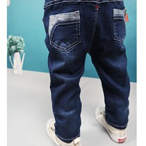 Childrens clothing childrens jeans spring and autumn Korean edition 2018 new boy baby 0-1-2-3-year-old Fashion 4-year-old