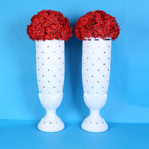 New wedding Roman column road lead vase Plastic wedding props flower pot