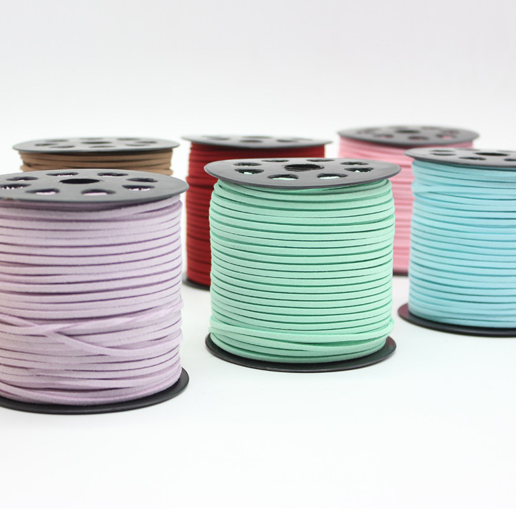 Flower bouquet packaging material Korean suede rope wedding gift box packaging Christmas ribbon DIY handmade ribbon