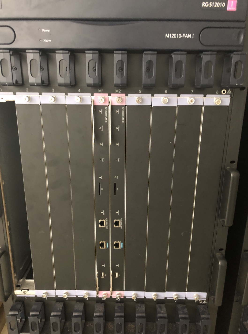 Adapt Ruijie M12010-FAN I module interface card for RG-S12010 M12010-FAN