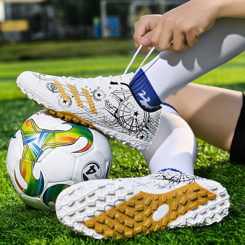 @Adream Soccer Shoes Men's Broken Nails Boys Breathable Children's Boys Middle School Students Professional Training Non-slip Models