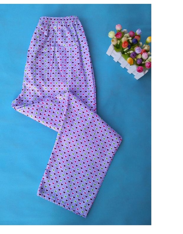 Quần pyjama cotton mới 2017 dành cho nữ mùa hè dài dệt vải cotton mỏng, quần cotton tại nhà quần thể dục