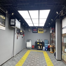 Car wash station lighting car beauty s shop special LED film room decoration honeycomb soft film nine palace ceiling