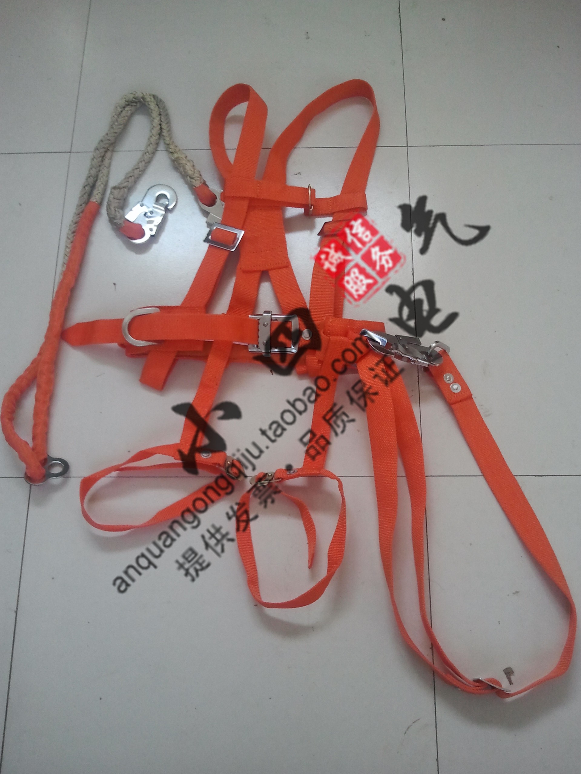 Vành đai bảo vệ công việc trên không Vành đai bảo vệ xây dựng ngoài trời Dây đai an toàn đôi lưng tròn lưới inox bảo vệ ban công