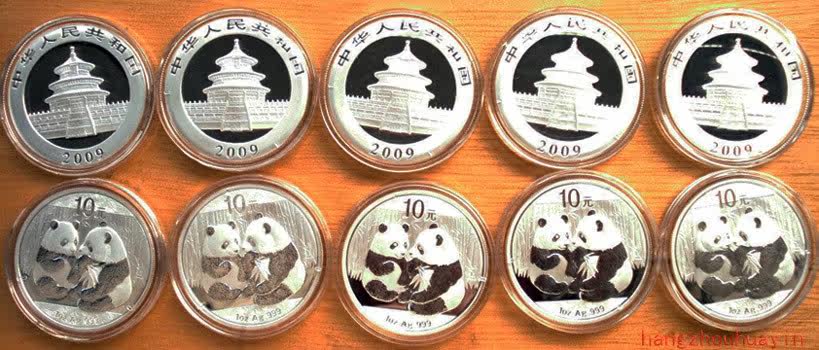 09-3.jpg Серебряная монета «Панда» весом 1 унция 2009 года, изображение от sinocoin