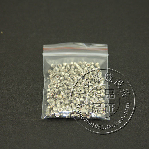 Glasses Equipment Instrument Accessories Rimless Glasses Frame Metal Nuts 1 4 Solid Hexagonal Glasses Screw Caps