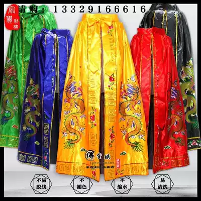 Special offer Buddhist Taoism 15 meters double dragon Bodhisattva Buddha statue cloak Statue Dragon robe yellow red 123 meters Buddha clothing Buddha robe